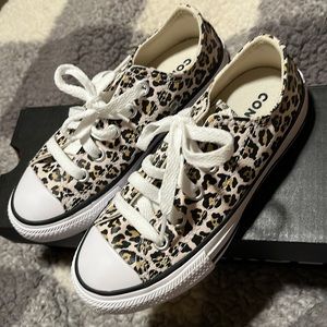 childrens leopard print converse